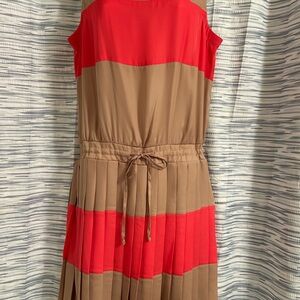 Stylish Pink and Tan Dress by Cache